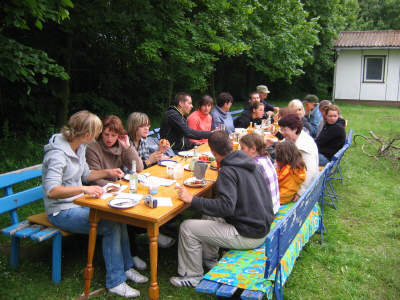 Abendessen im Freien